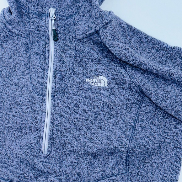 The North Face Fleece Hoodie M 1/4 Zip Pullover Gorpcore Athleisure Women - Picture 6 of 9